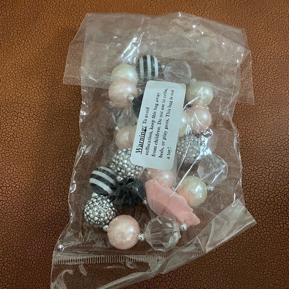 Necklace & Bracelet Stretch Fashion Acrylic Statement (#2) - Picture 5 of 7